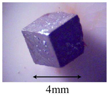 Fig. NpRhGa5 single crystal 