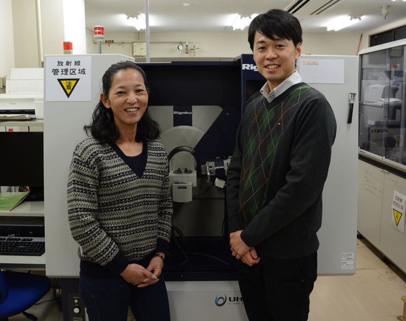 
新素材共同研究開発センター　准教授 梅津理恵、助教 吉年規治