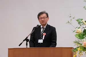 挨拶：東北大学理事・副学長 早坂忠裕