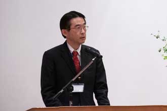 祝辞：文部科学省研究振興局学術機関課長 西井知紀氏