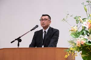 祝辞：日本原子力研究開発機構大洗研究所長 塩月正雄氏